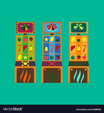 Online big slots casino marketing banner tap to vector image