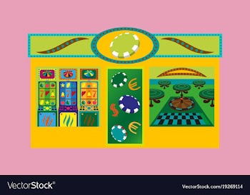 Online big slots casino marketing banner tap to vector image