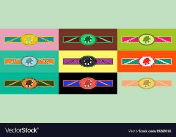 Online big slots casino marketing banner tap to vector image