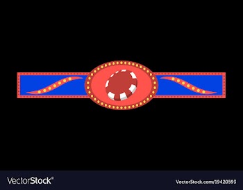 Online big slots casino marketing banner tap to vector image