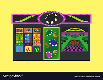 Online big slots casino marketing banner tap to vector image