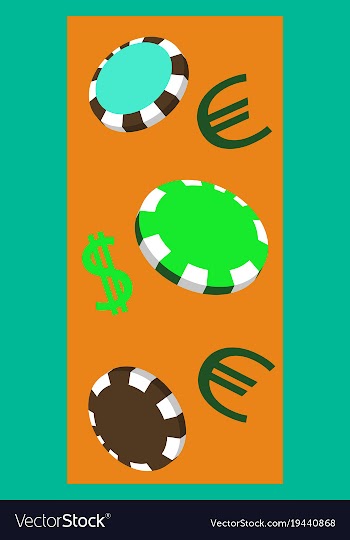 Online big slots casino marketing banner tap to vector image