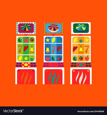 Online big slots casino marketing banner tap to vector image