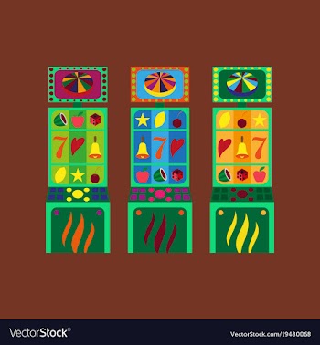 Online big slots casino marketing banner tap to vector image