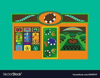 Online big slots casino marketing banner tap to vector image