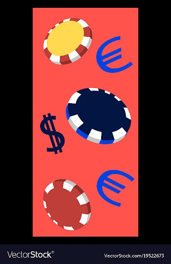 Online big slots casino marketing banner tap to vector image