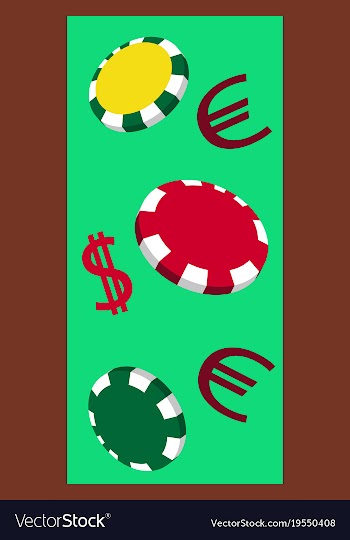 Online big slots casino marketing banner tap to vector image
