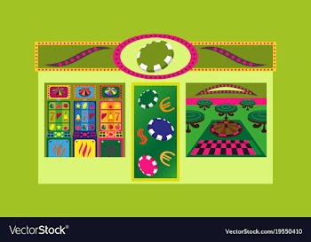 Online big slots casino marketing banner tap to vector image