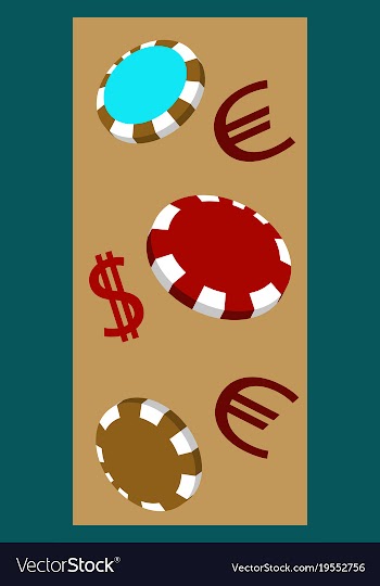Online big slots casino marketing banner tap to vector image