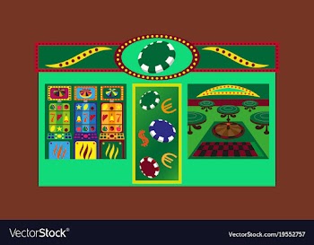 Online big slots casino marketing banner tap to vector image