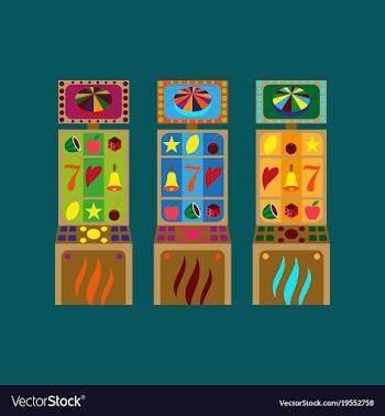 Online big slots casino marketing banner tap to vector image