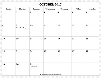 Online calendar 0 Month Template - Monthly Calendar 