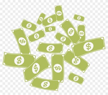 Online Casino Money Great Lakes Energy - Raining Money Vector Png