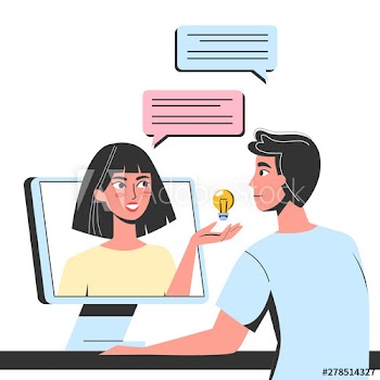Online chat concept