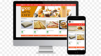 Online food ordering Restaurant Delivery - Responsive Website png ...