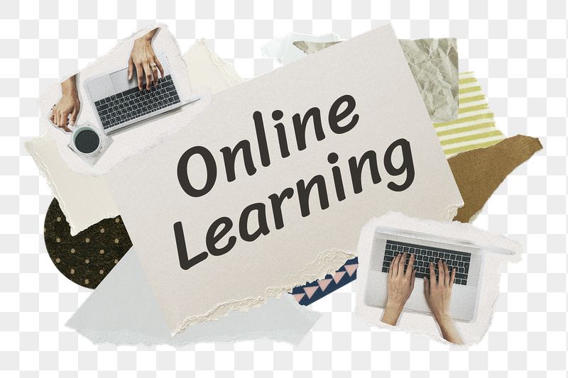 Online learning png word sticker | Free PNG - rawpixel