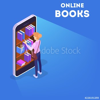 Online library concept