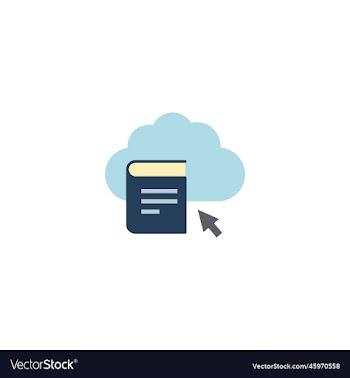 online library creative icon from e-learning
