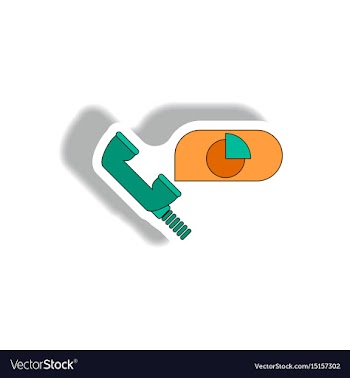 Online market statistic information vector image