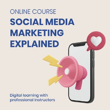 Online marketing course template, 3D | Free PSD Template - rawpixel