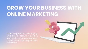 Online marketing template, 3D blog | Free PSD Template - rawpixel