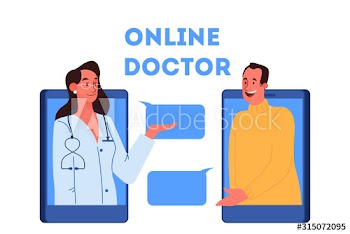 Online medical consultation concept