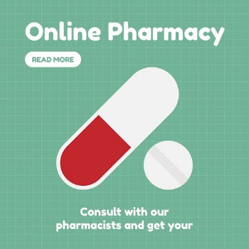 Online pharmacy Facebook post template, | Free PSD Template - rawpixel