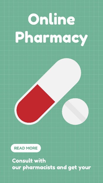 Online pharmacy Facebook story template, | Free PSD Template - rawpixel