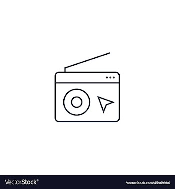 online radio creative icon from music icons
