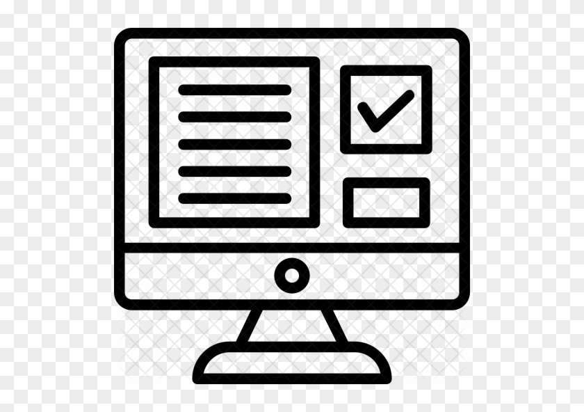 Online Registration Icon - Online Application Form Vector