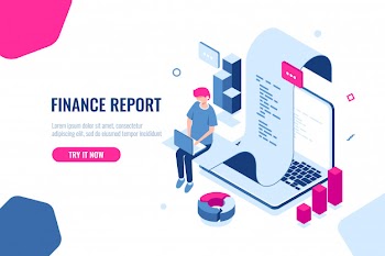 Online shopping and payment, internet shop isometric, receipt of pay, notification of purchase Free Vector