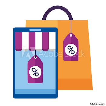 online shopping ecommerce concept