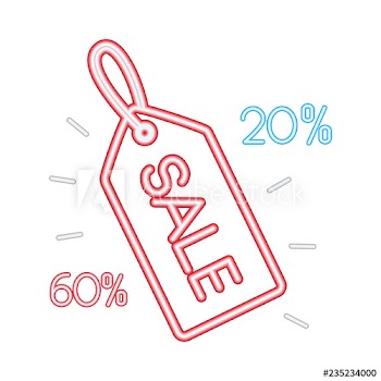 online shopping neon