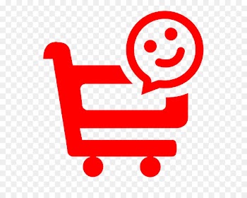 Online shopping Shopping cart Logo Icon - Shopping cart smiley face micro logo 