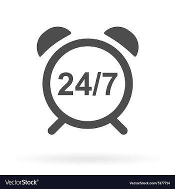 Online support icon vector image