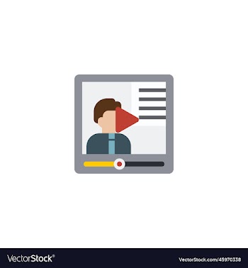 online tutorial creative icon from e-learning