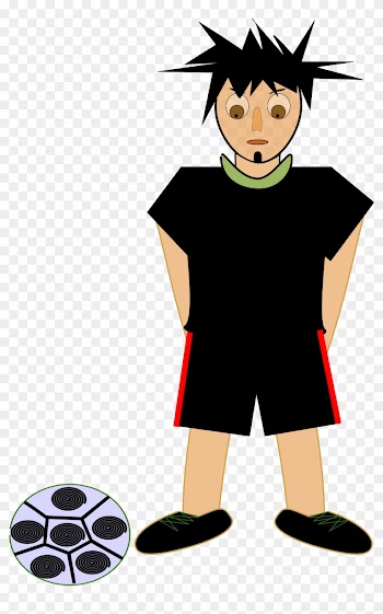 Onlinelabels Clip Art - Cartoon Soccer Player Shower Curtain