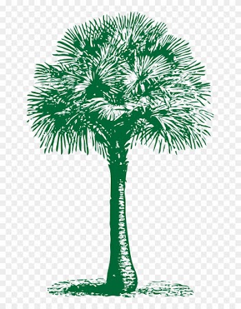 Onlinelabels Clip Art - Palm Tree Beach Towel