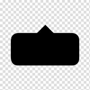 OO WATCHERS, black speech balloon transparent background PNG clipart