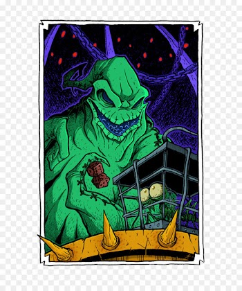 Oogie Boogie Jack Skellington Halloweentown Fan art - nightmare before christmas 