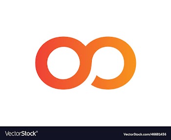op letter logo design letter logo