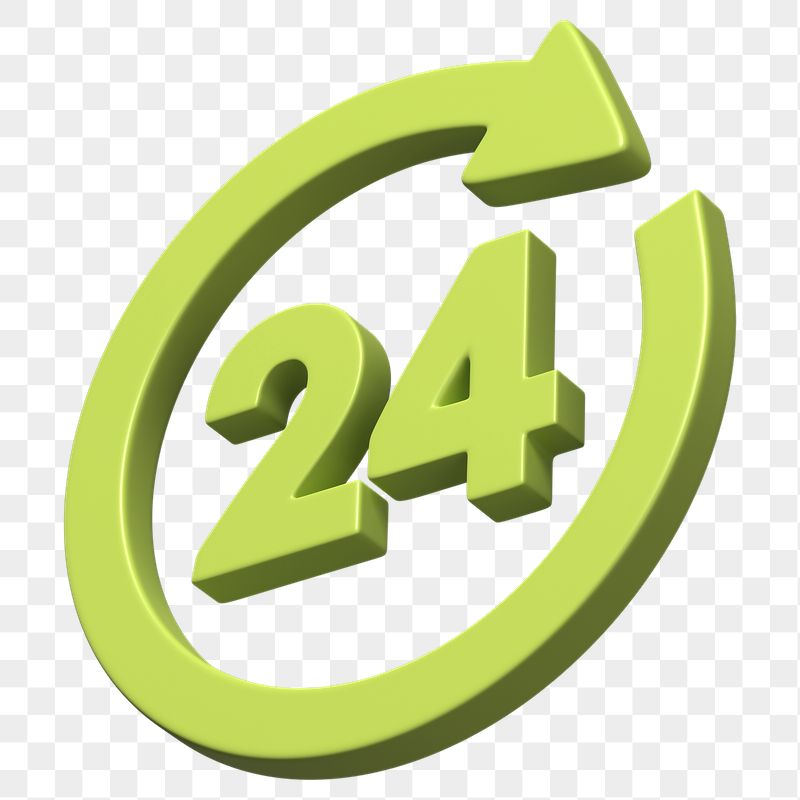 Open 24 sign png 3D | Free PNG - rawpixel