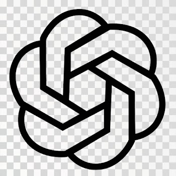 Open AI logo PNG transparent background, ChatGPT