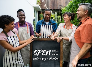 Open available business launch phrase
