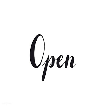 Open black typography | Free stock vector - 517810