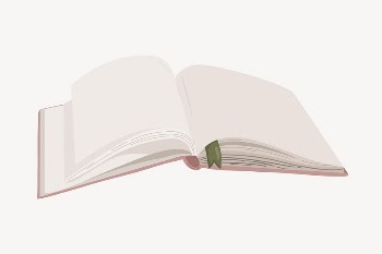 Open book clipart, cute cartoon | Free PSD Illustration - rawpixel