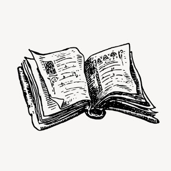Open book clipart, vintage illustration | Free Vector Illustration - rawpixel