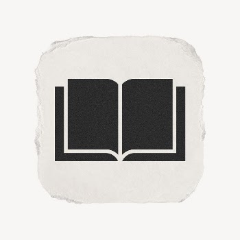 Open book, education icon, ripped | Free Icons - rawpixel