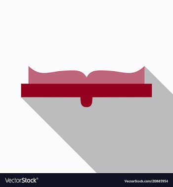Open book icon in a flat style study and vector image