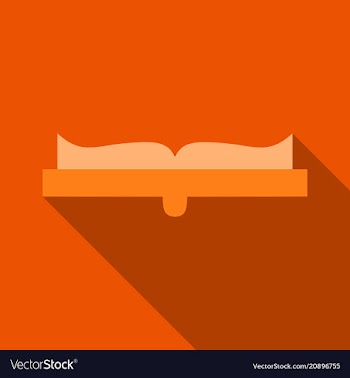 Open book icon in a flat style study and vector image